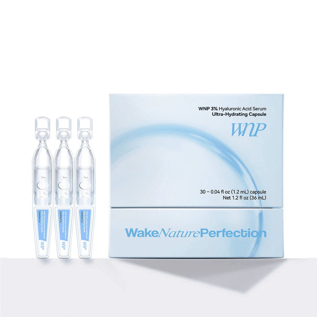 Ultra Hydrating Serum 3% Hyaluronic Acid with 4D Hyaluronic Acid, Pre-Makeup Skincare, Single-Use Vials 1.2Ml X 30