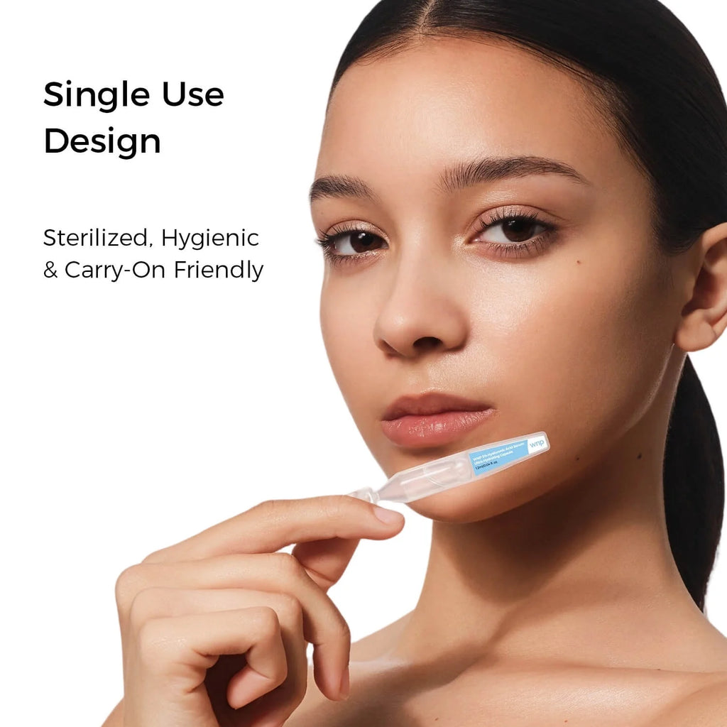 Ultra Hydrating Serum 3% Hyaluronic Acid with 4D Hyaluronic Acid, Pre-Makeup Skincare, Single-Use Vials 1.2Ml X 30