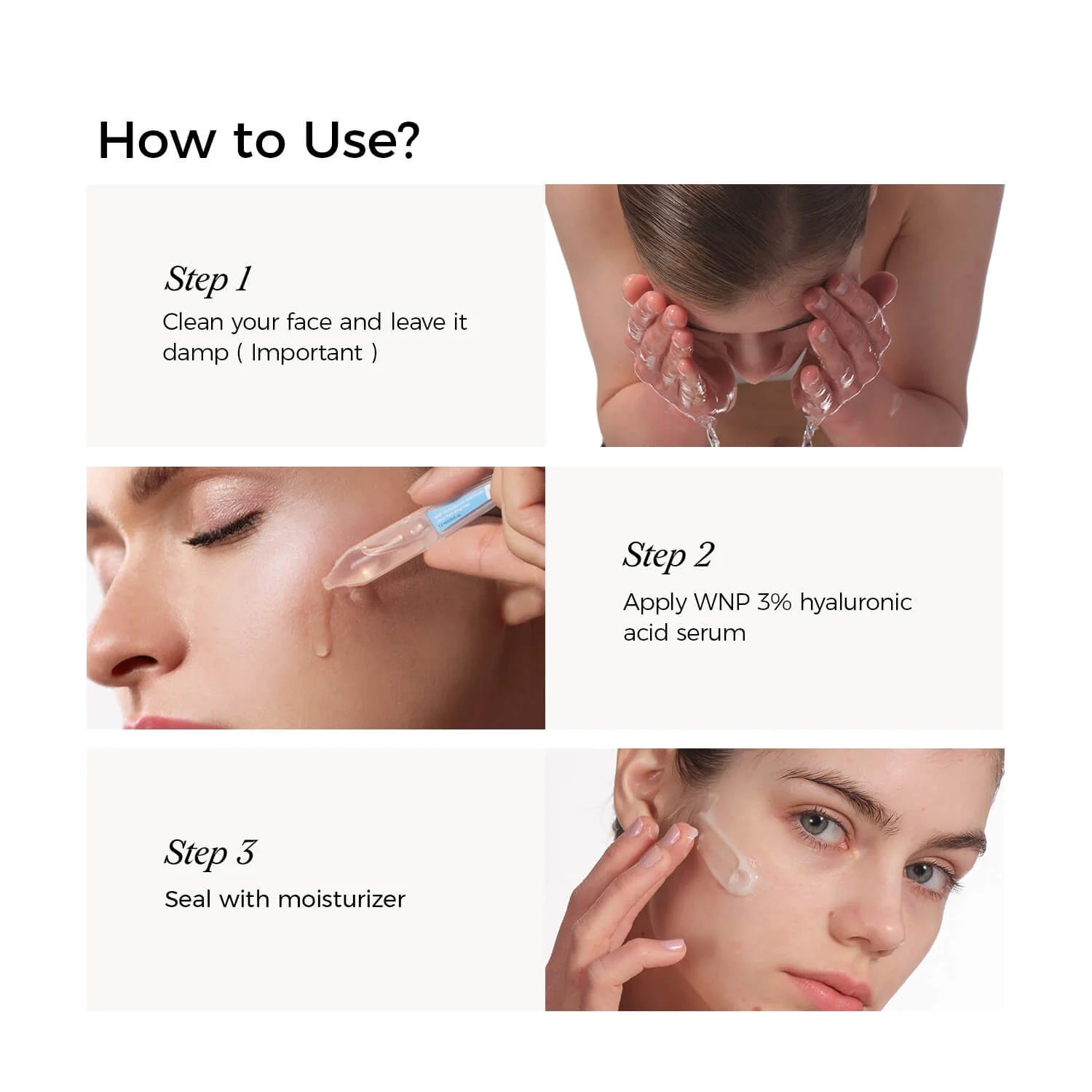 Ultra Hydrating Serum 3% Hyaluronic Acid with 4D Hyaluronic Acid, Pre-Makeup Skincare, Single-Use Vials 1.2Ml X 30